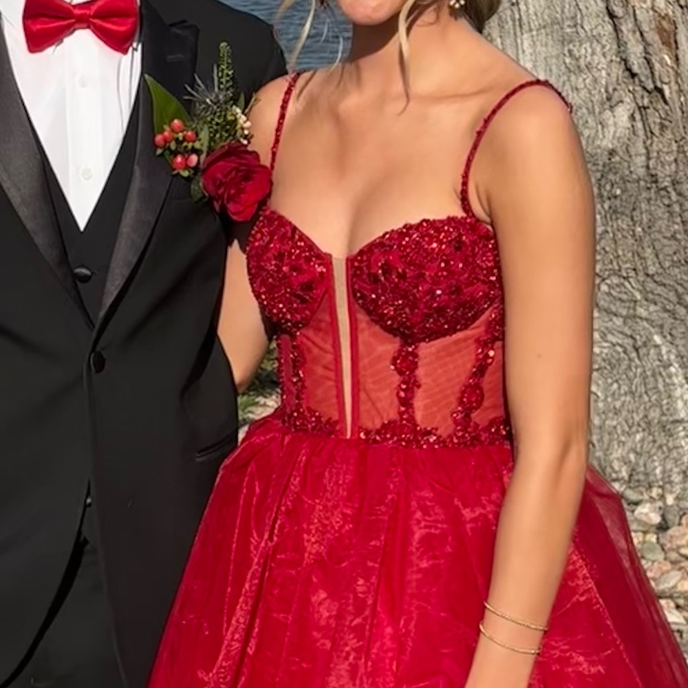 Red Prom Dress - Picture 9 of 9
